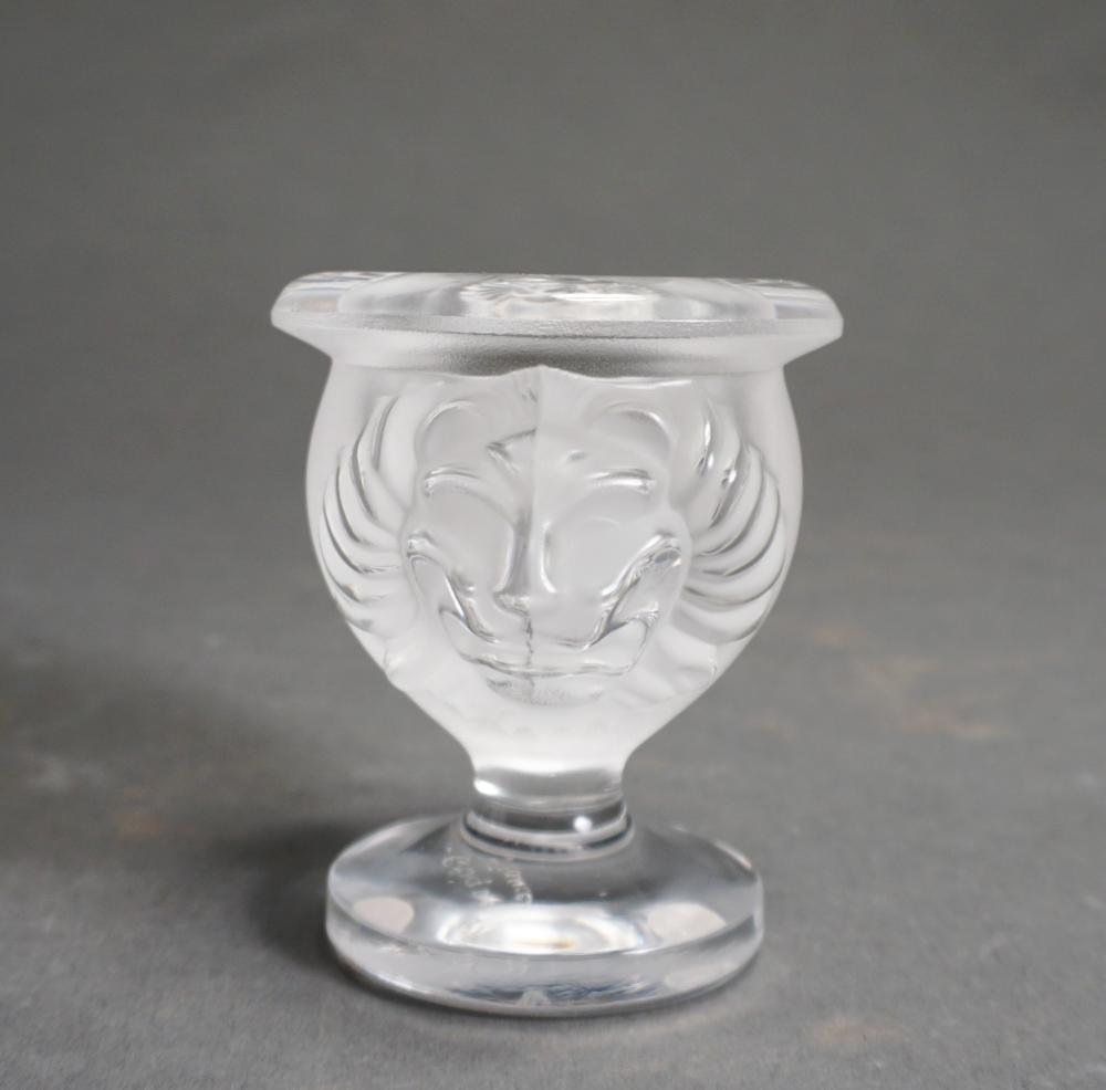 LALIQUE PARTIAL FROSTED GLASS TOOTHPICK