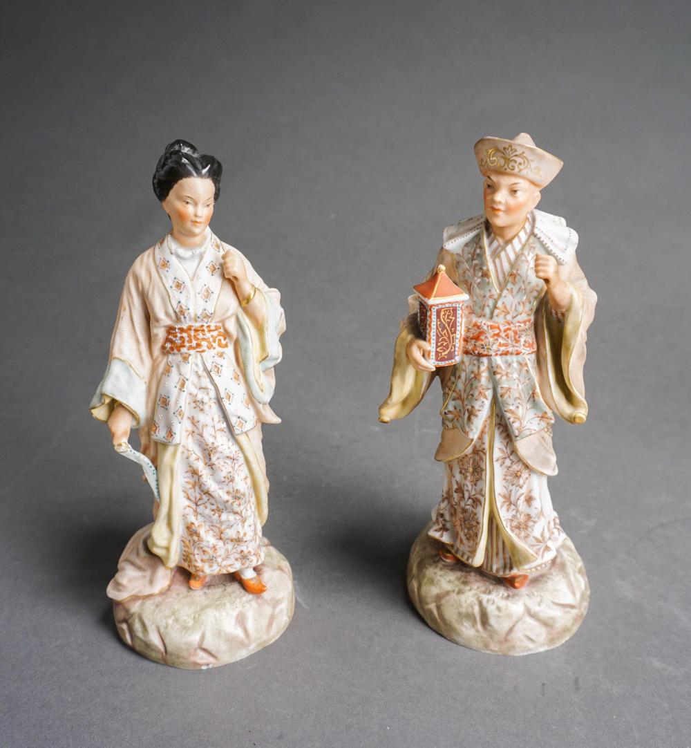 TWO ERNST BOHNE & SOHNE PORCELAIN