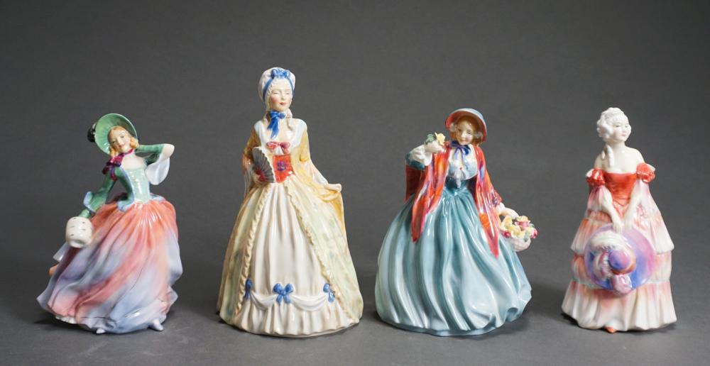 FOUR ROYAL DOULTON PORCELAIN FIGURINES  32bce9