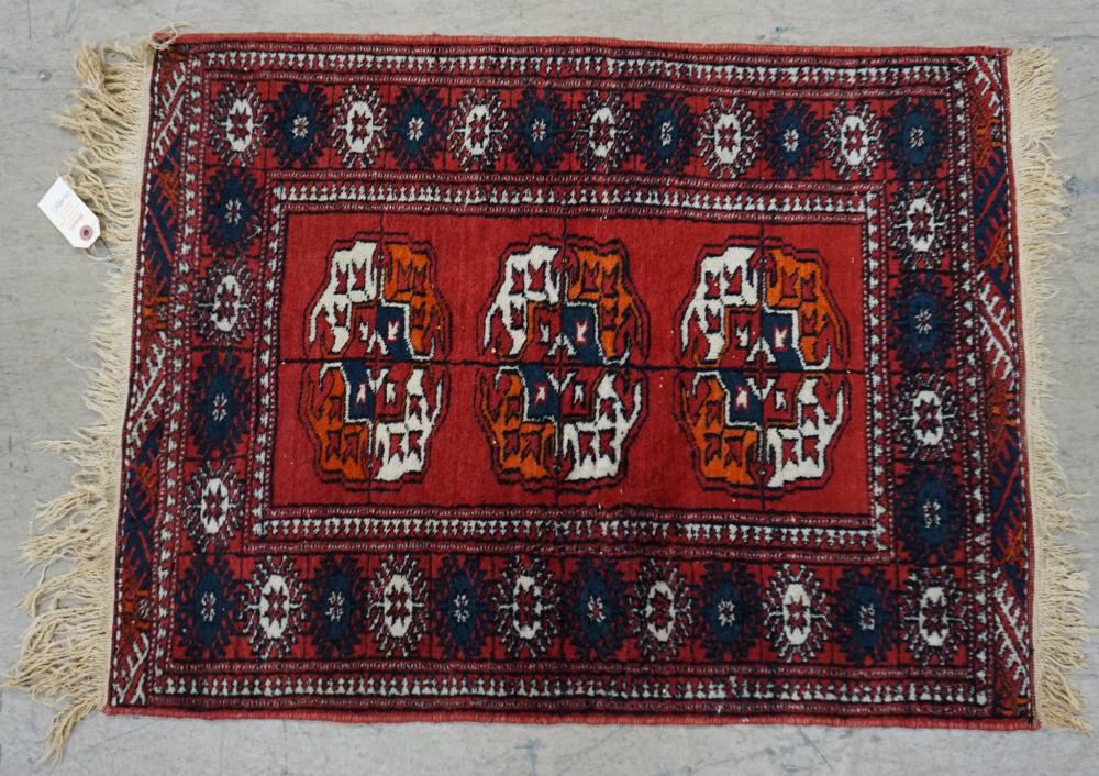 PAKISTAN BOKHARA MAT, 2 FT 7 IN