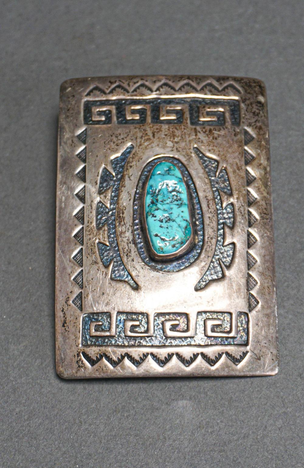NAVAJO STERLING SILVER TURQUOISE 32be5b
