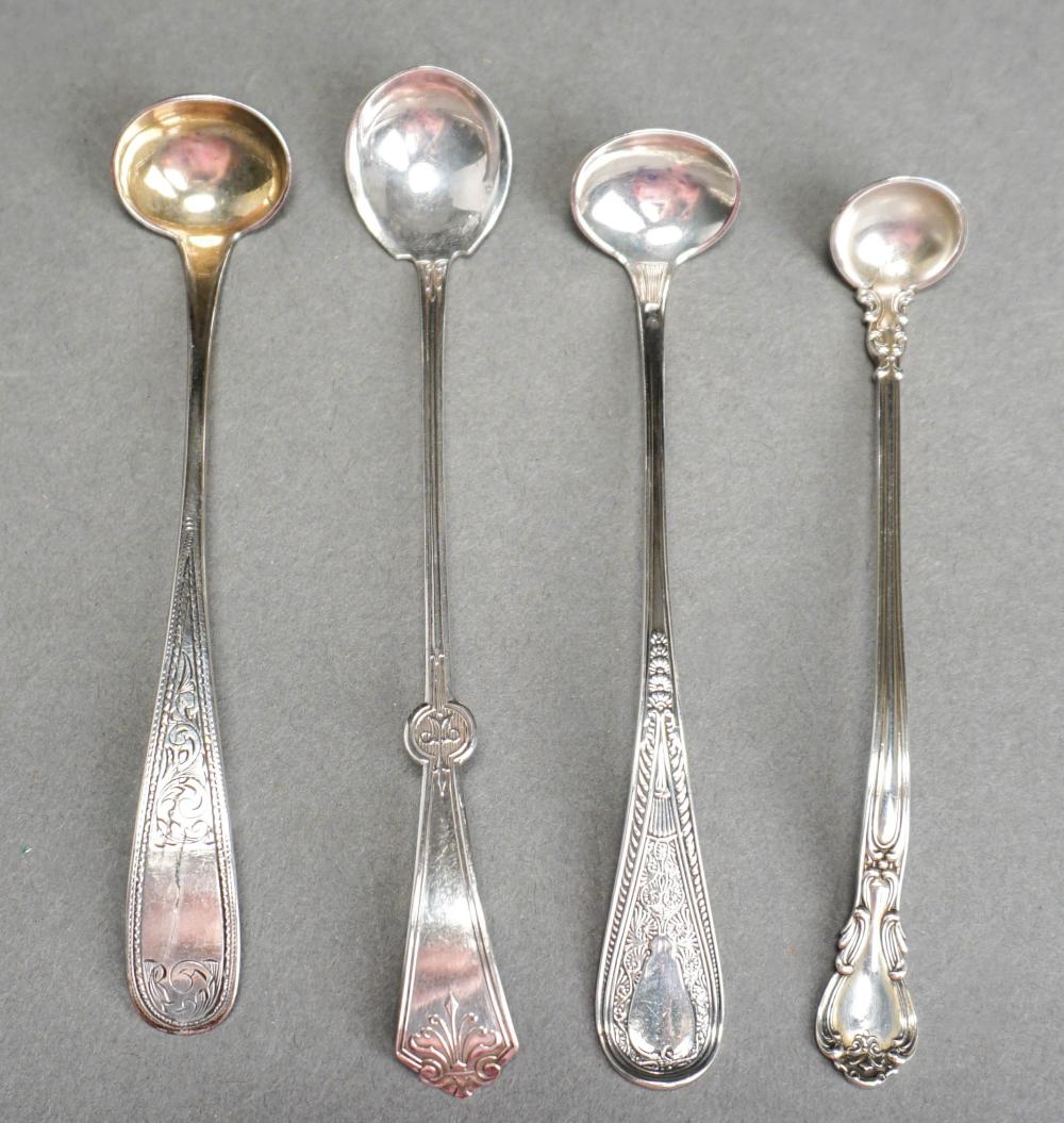 COLLECTION OF FOUR STERLING AND