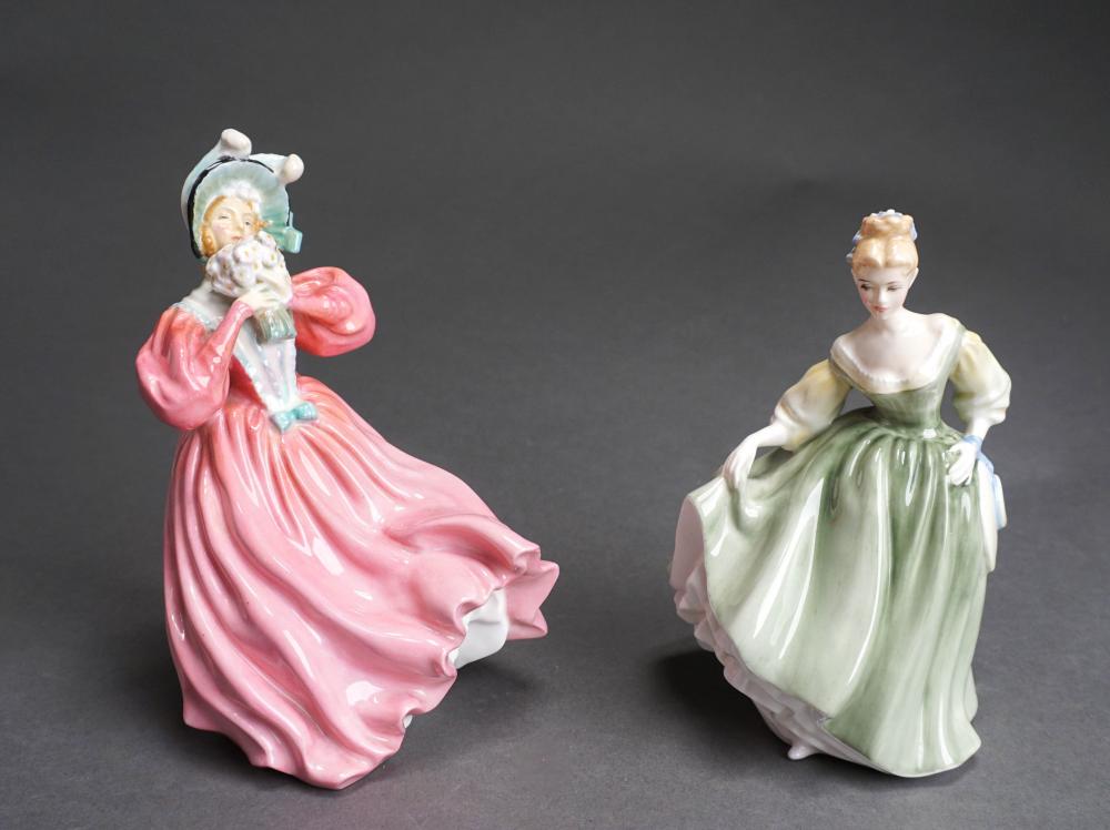 TWO ROYAL DOULTON PORCELAIN FIGURINESTwo 32bee1
