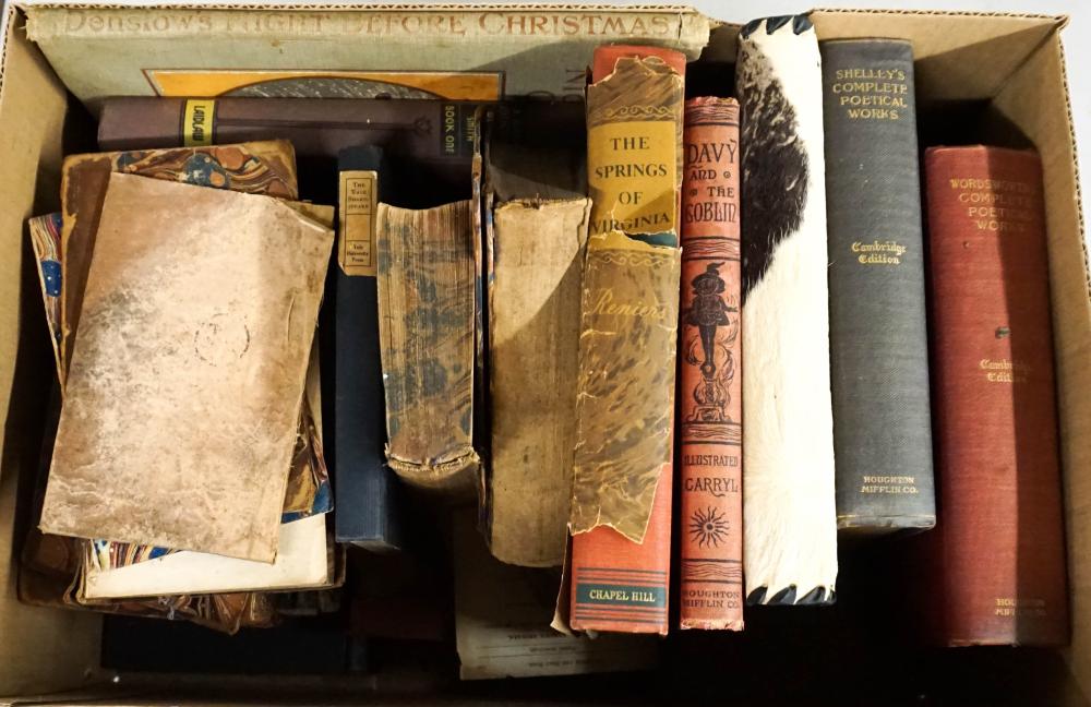 COLLECTION OF BOOKS INCLUDING SHELLEY,