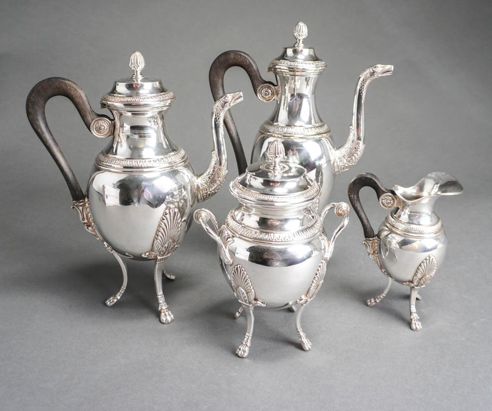 FRENCH SILVER PLATE FOUR PIECE 32bf10