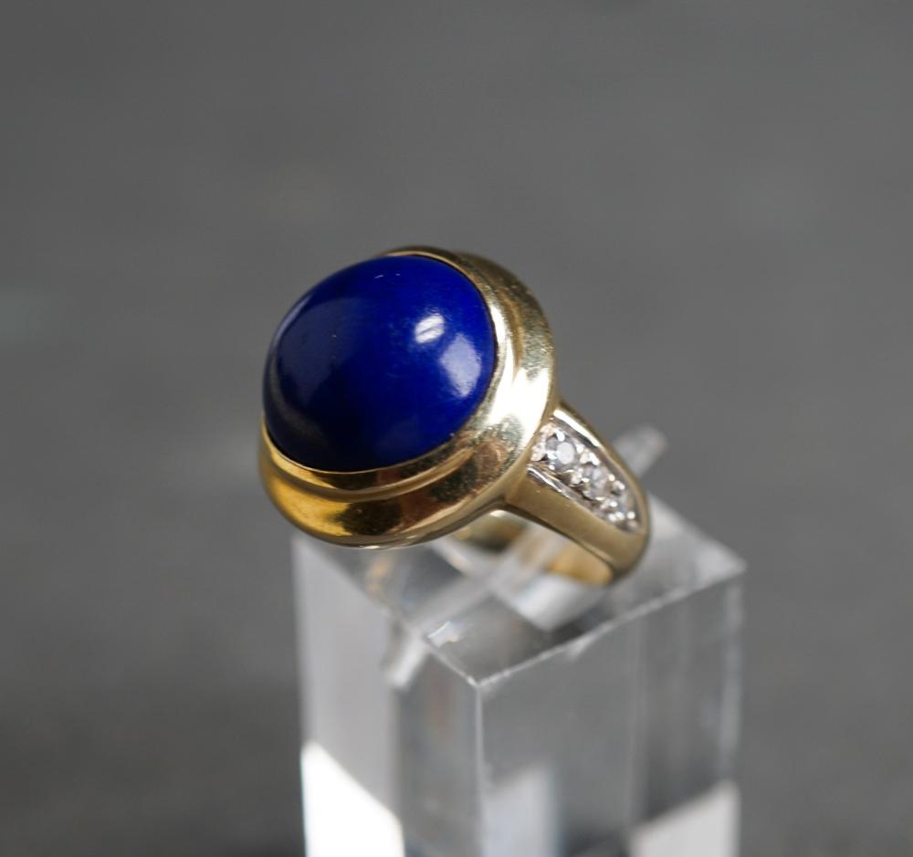 14 KARAT YELLOW GOLD LAPIS LAZULI 32c02d