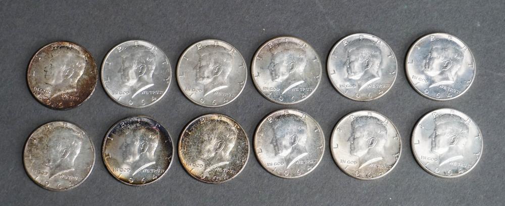 COLLECTION OF 12 KENNEDY SILVER 32c048