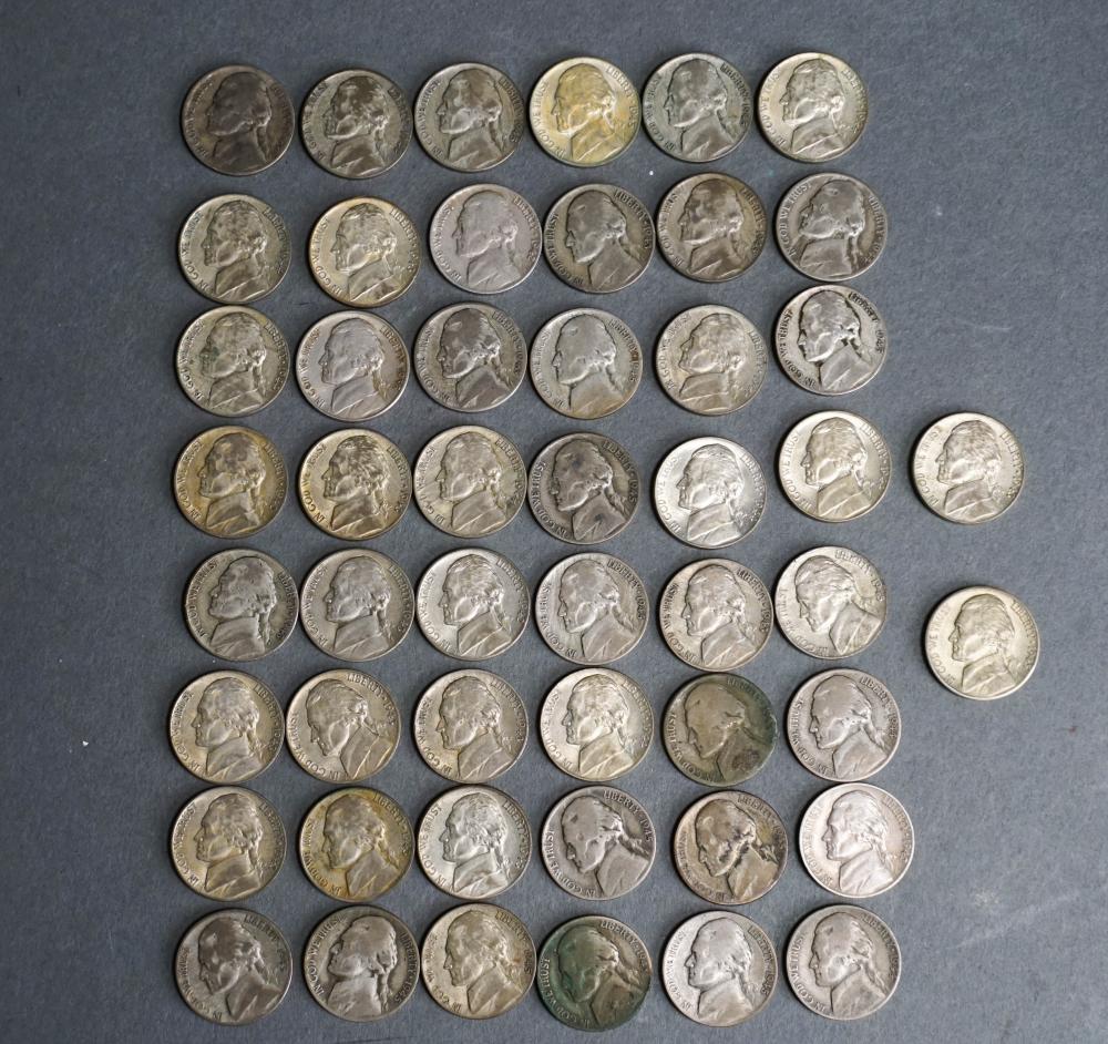 COLLECTION OF 50 WARTIME NICKELSCollection