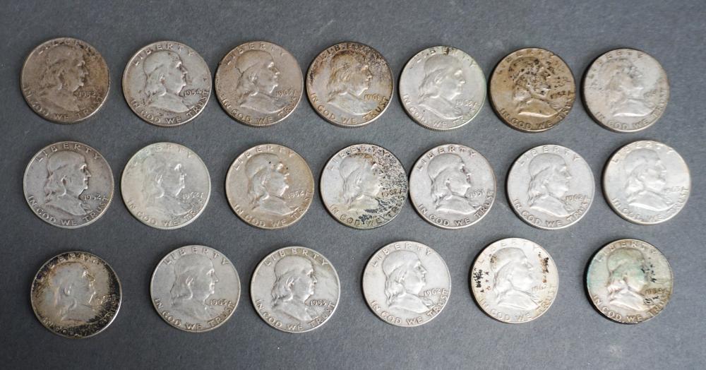 COLLECTION OF 20 FRANKLIN SILVER 32c04e