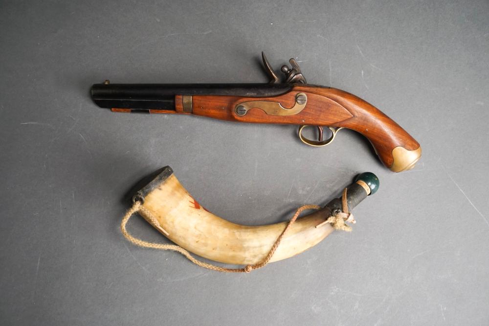 JAPANESE REPLICA FLINTLOCK PISTOL AND