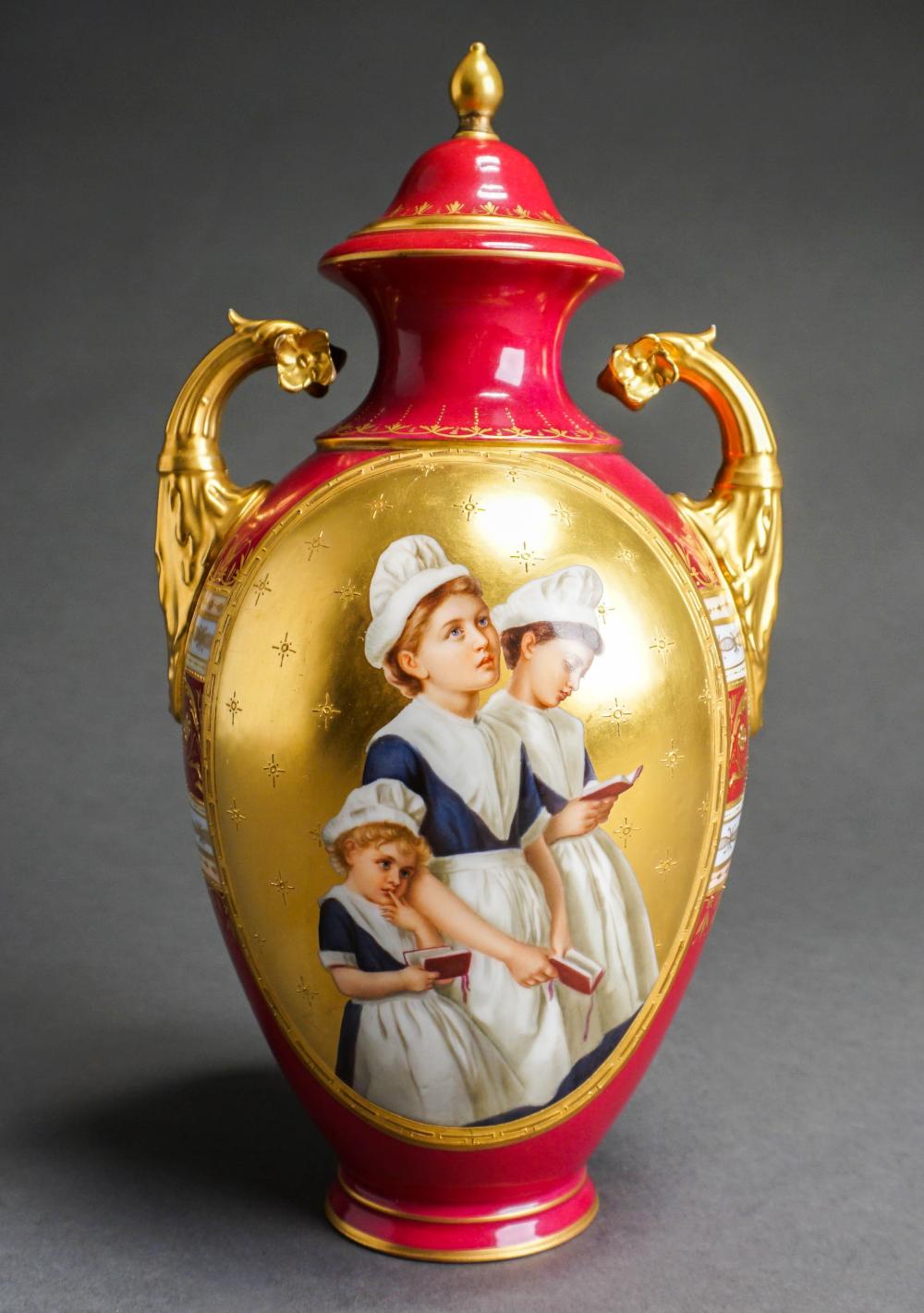 RUDOLSTADT ROYAL VIENNA TYPE PORCELAIN