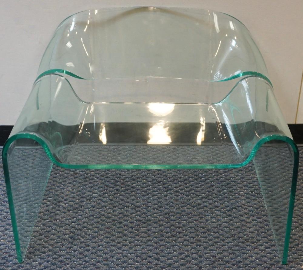 MODERN ACRYLIC ARM CHAIR, H OVERALL: