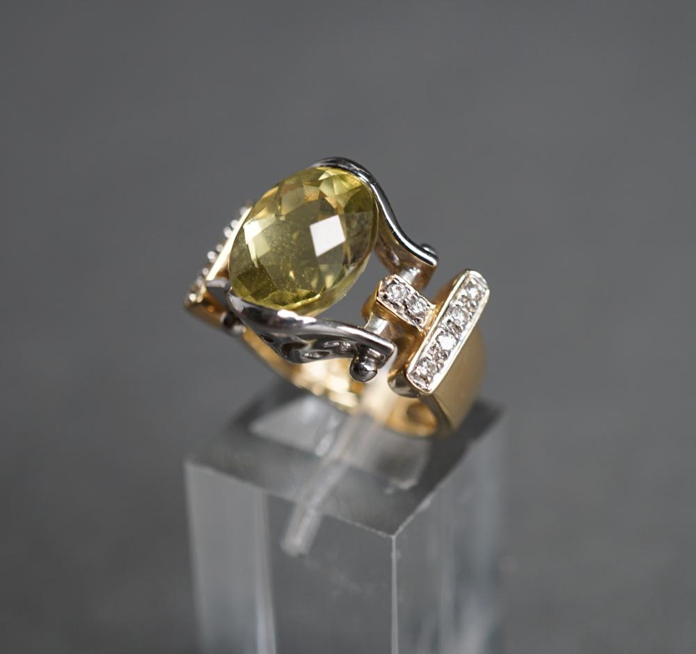 14 KARAT YELLOW GOLD PERIDOT AND 32c235