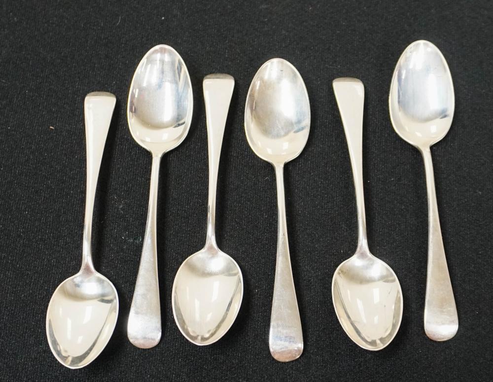 SIX BIRKS STERLING SILVER TEASPOONS,