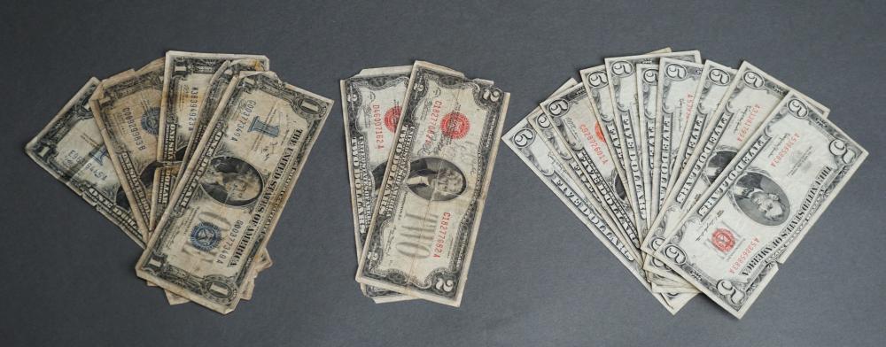 TEN U.S. FIVE-DOLLAR NOTES, TWO