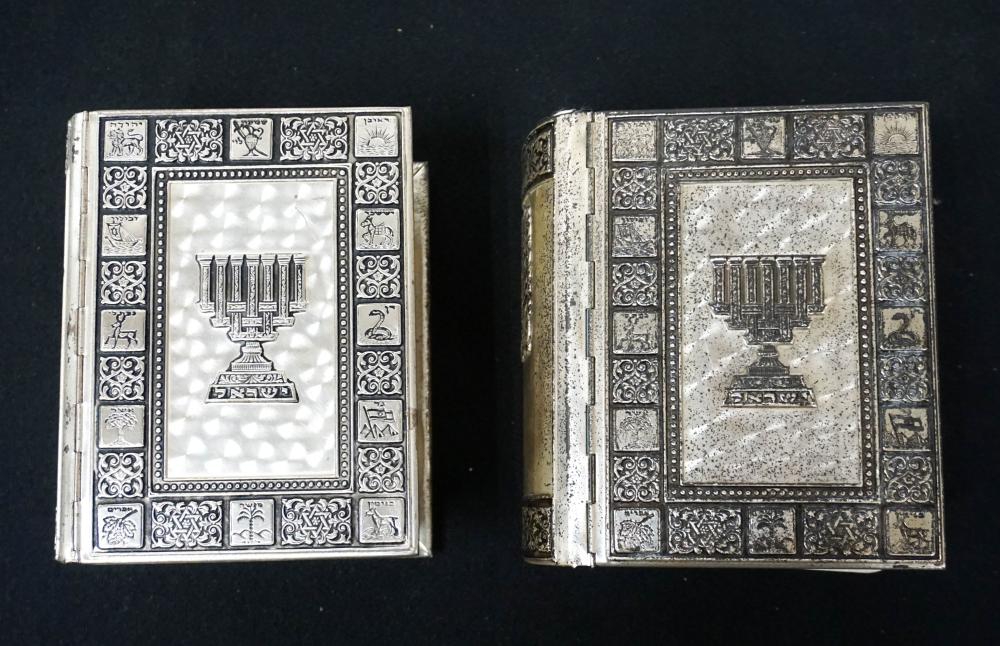 TWO HEBREW TO ENGLISH BIBLES WITH