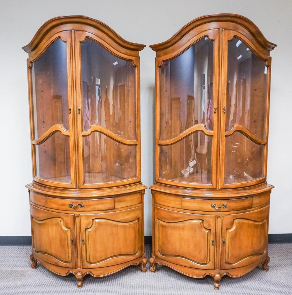 PAIR PROVINCIAL STYLE FRUITWOOD