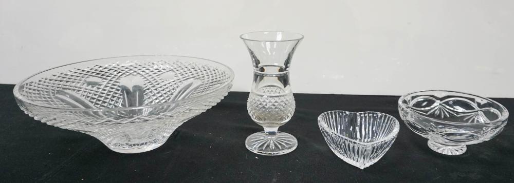 FOUR WATERFORD CUT CRYSTAL TABLE