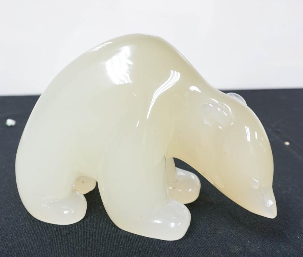 MURANO GLASS POLAR BEAR H 5 1 4 32c34d