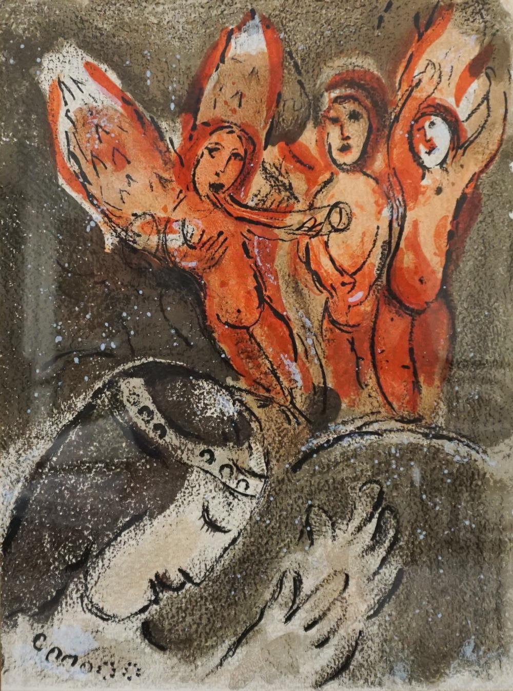 AFTER CHAGALL, SARAH AND THE ANGELS,