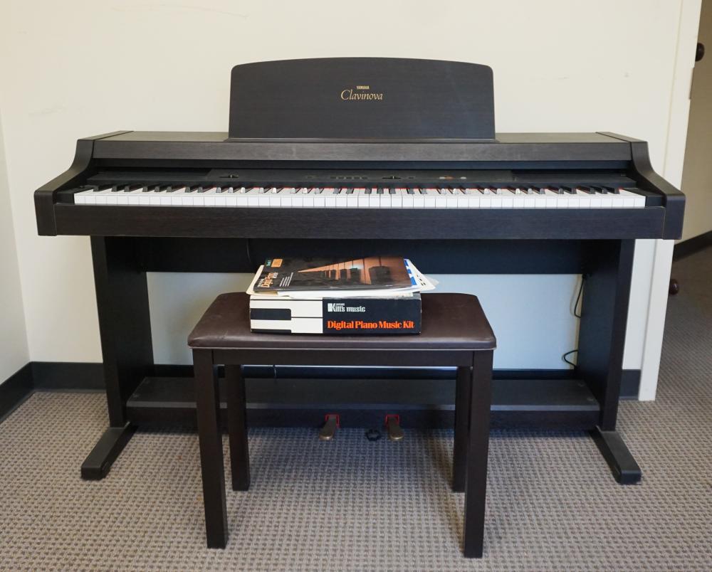 YAMAHA 'CLAVINOVA' ELECTRIC KEYBOARD,