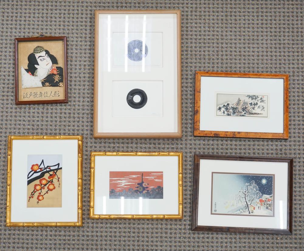 SIX FRAMED PRINTSSix Framed Prints  32c402