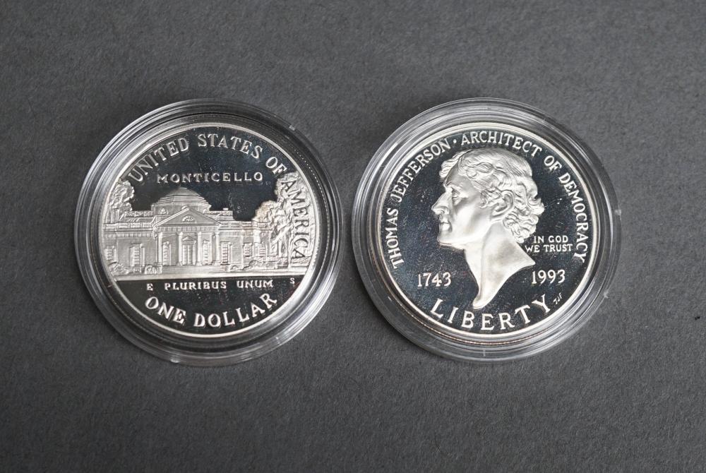 TWO THOMAS JEFFERSON 250TH ANNIVERSARY 32c458