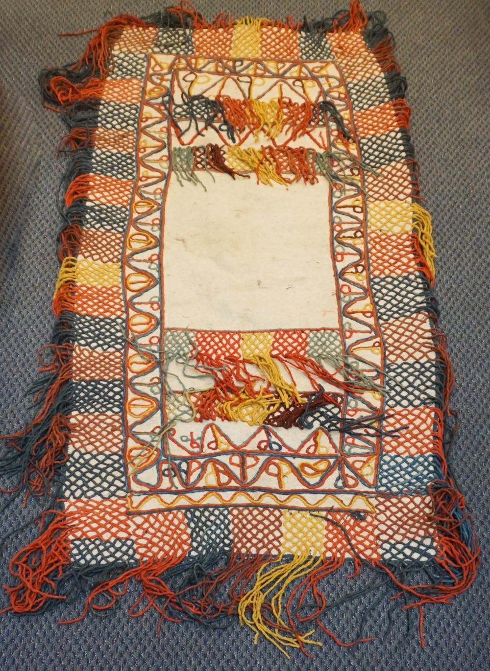 CENTRAL ASIAN PRESSED WOOL KILIM