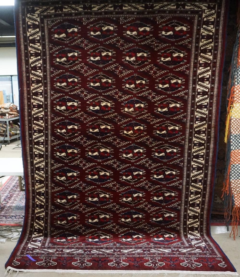 AFGHAN RUG, 11 FT X 9 IN X 7 FT