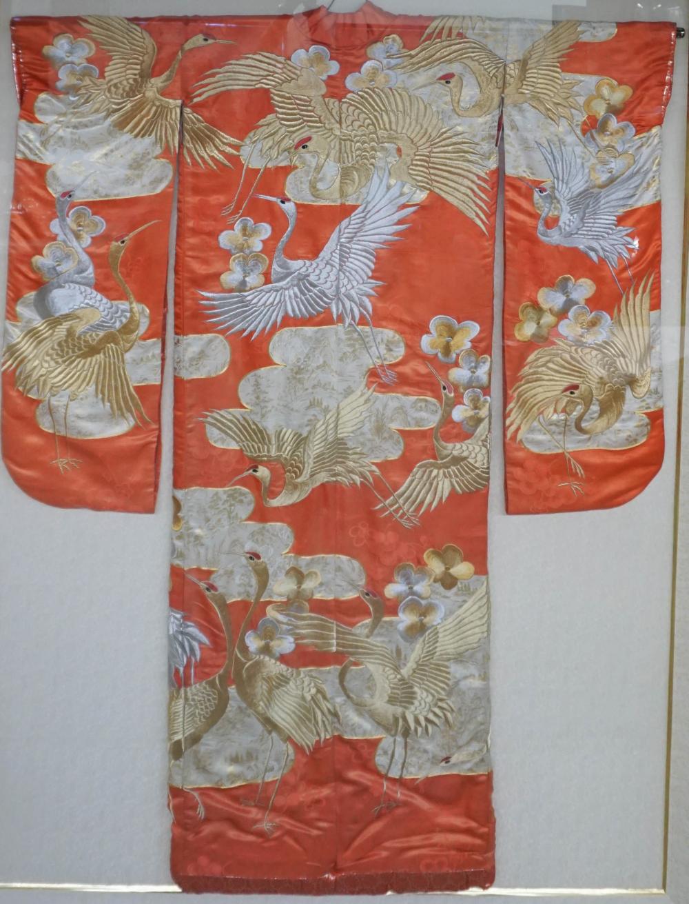 JAPANESE EMBROIDERED GOLD AND SILVER 32c533