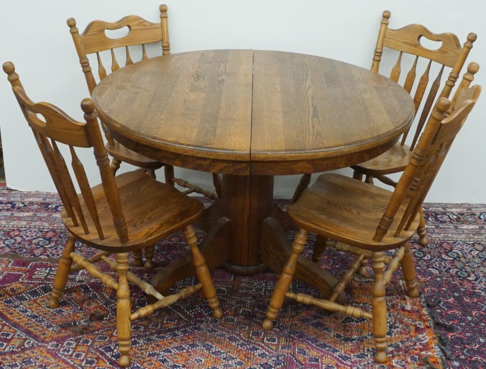 SET OF SIX BENT & BROS. CLASSICAL OAK