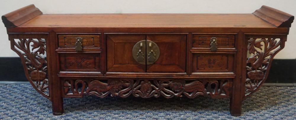 SOUTHEAST ASIAN CARVED TEAK AND