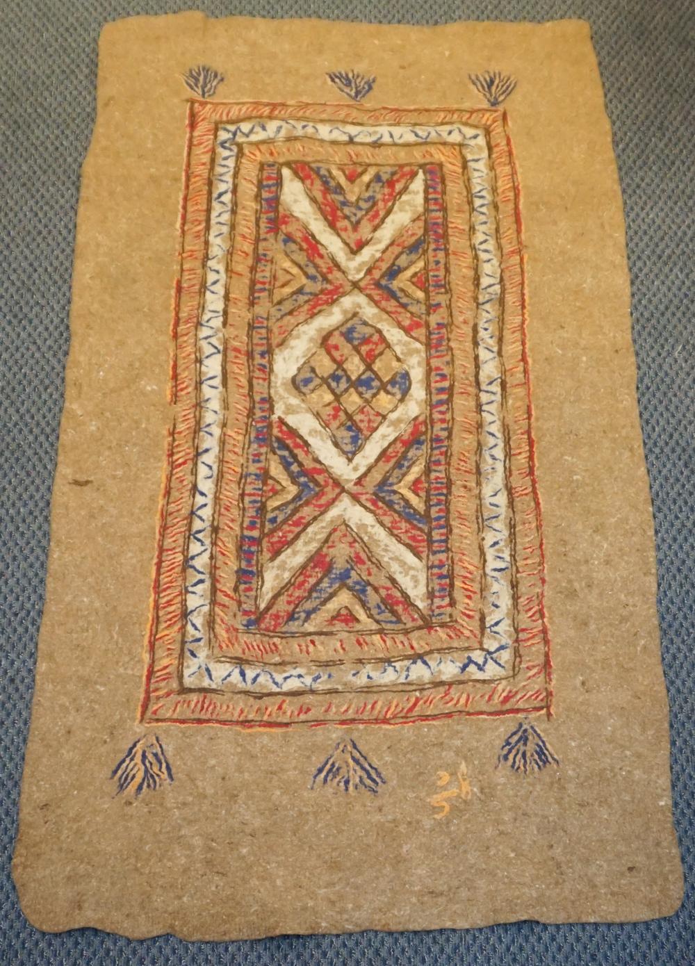 CENTRAL ASIAN DECORATED FELTED