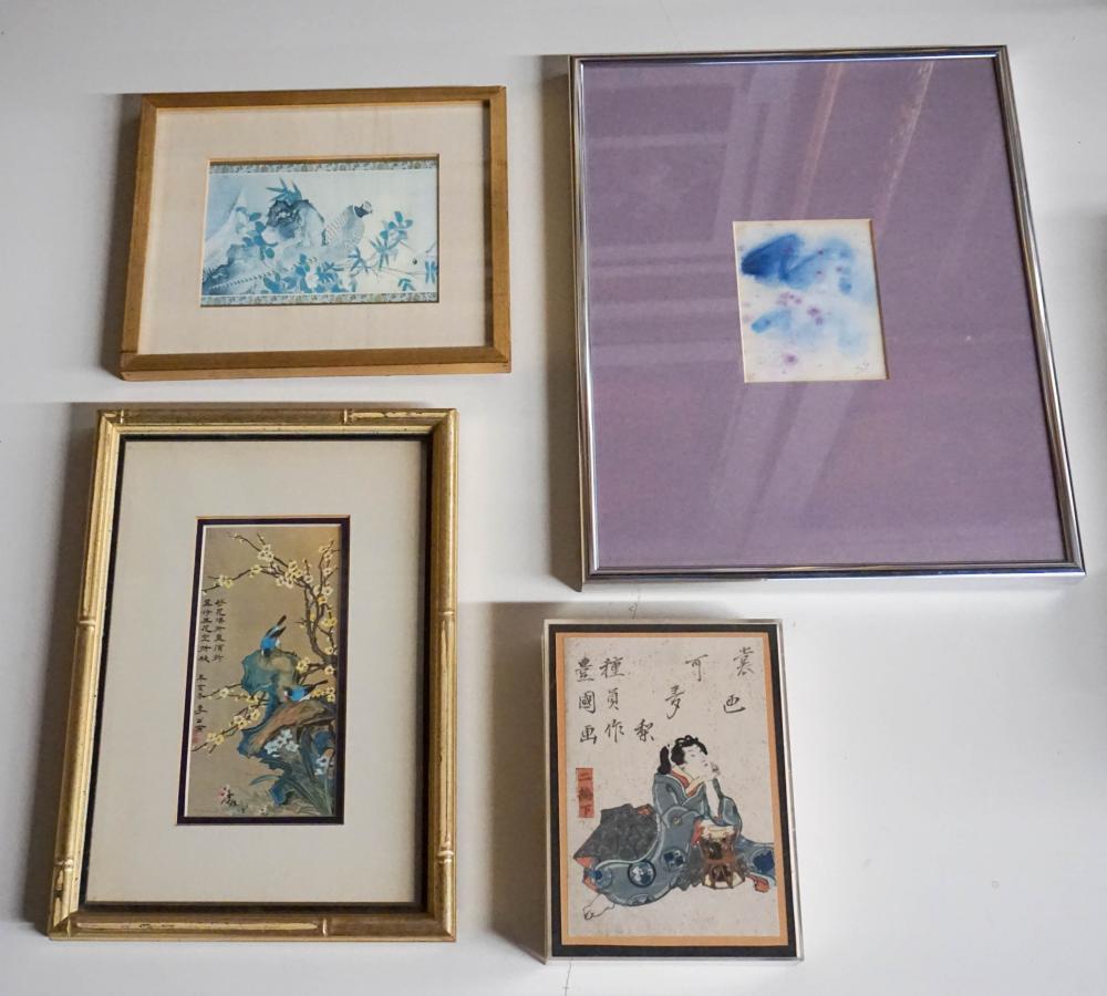 NINE ASSORTED WORKS OF ARTNine