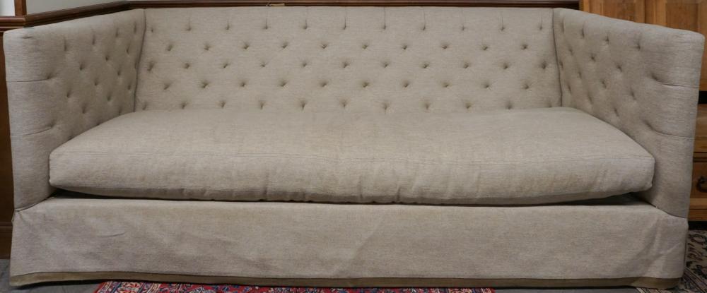 LEE INDUSTRIES TUFTED GRAY UPHOLSTERED 32c75f