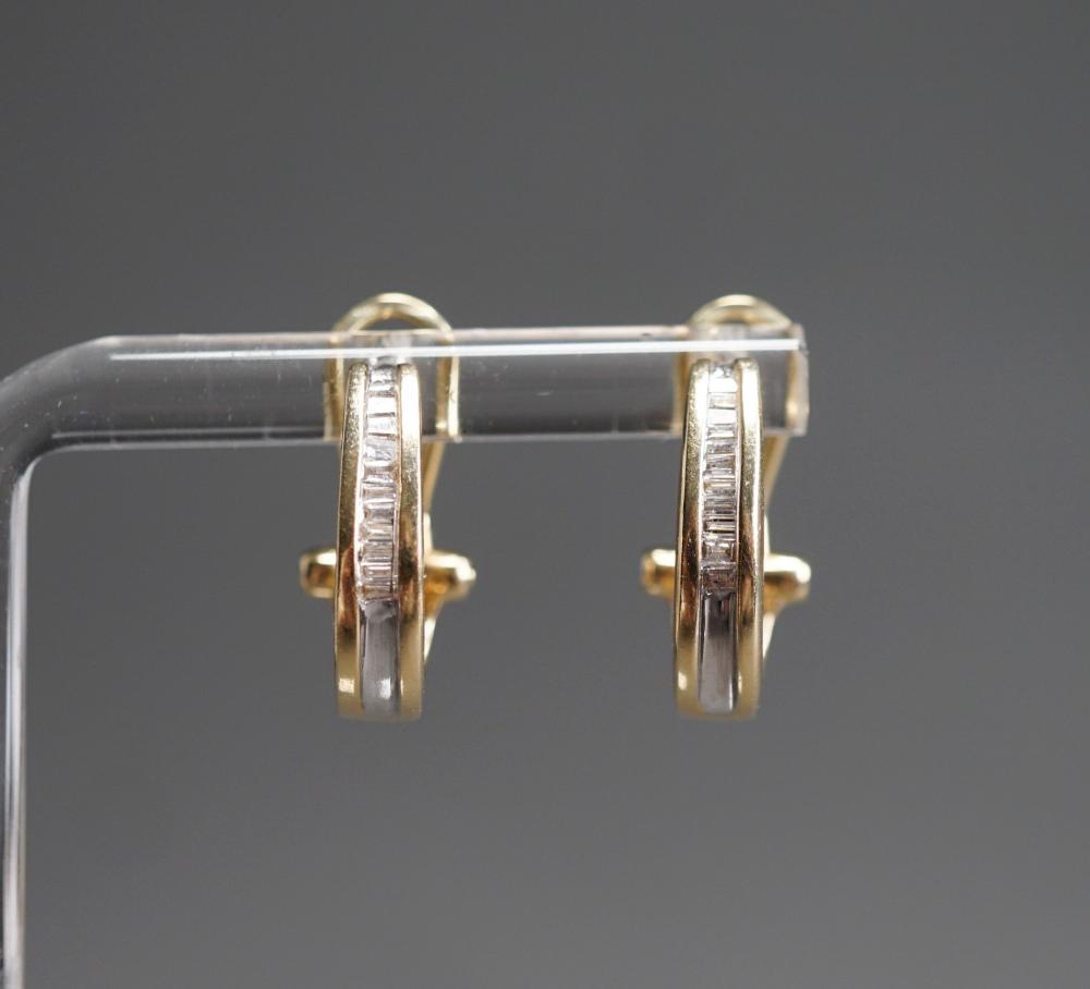 PAIR OF 14 KARAT YELLOW GOLD AND 32c8a0