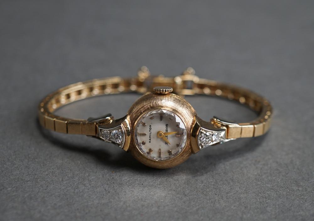 LADIES HAMILTON 14-KARAT YELLOW-GOLD