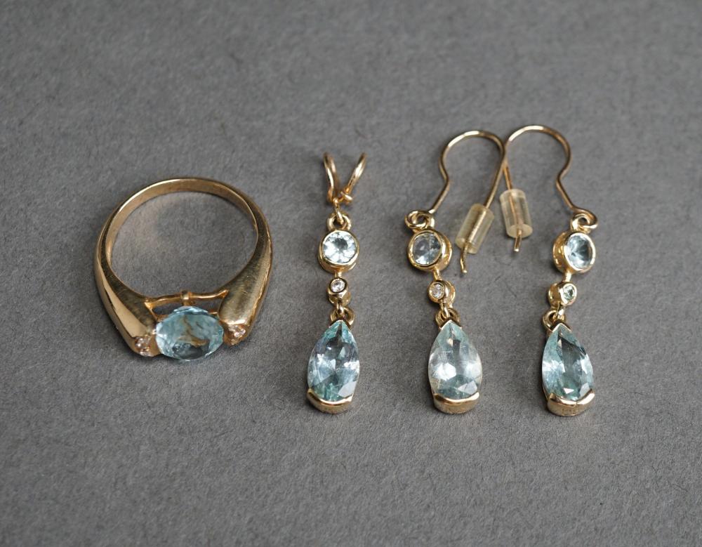 14 KARAT YELLOW GOLD AQUAMARINE 32c8b4