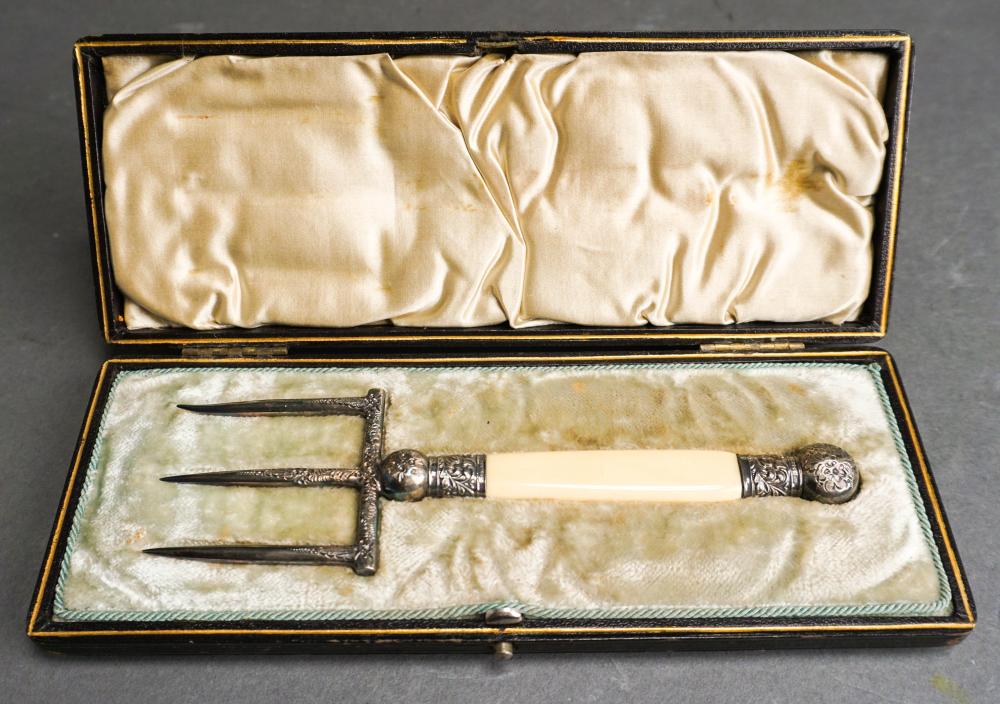 VICTORIAN SILVER PLATE BREAD FORK