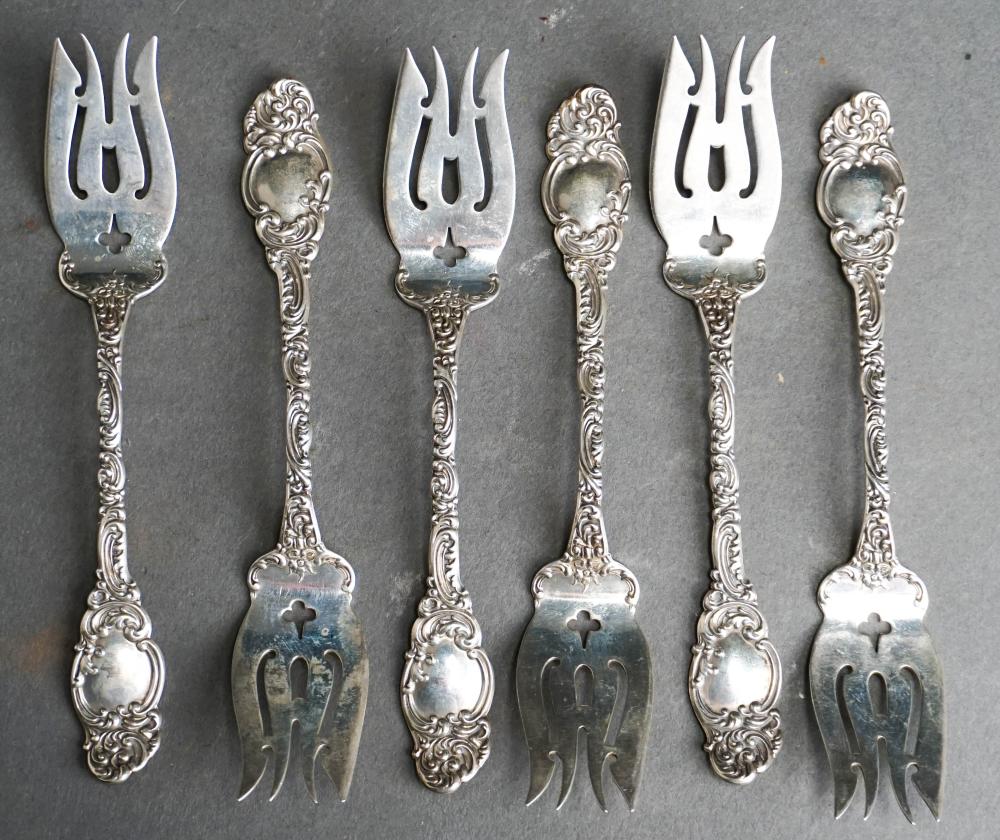 SET WITH SIX ALVIN 'MONTEREY' STERLING