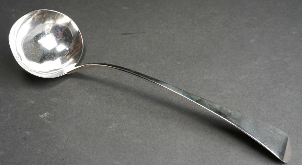 GEORGE WINTLE ENGLISH SILVER LADLE,