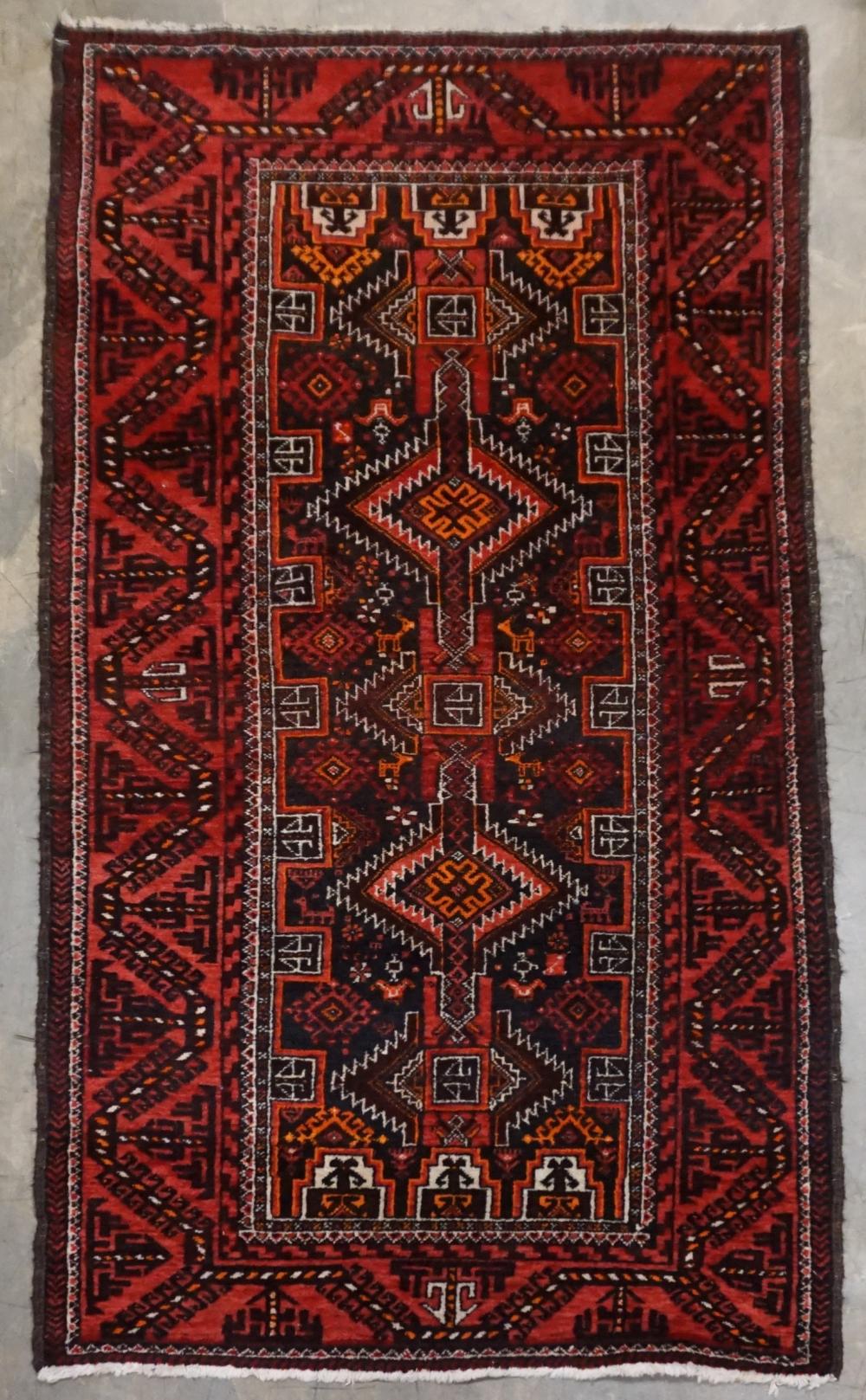 TURKOMAN RUG, 5 FT 10 IN X 3 FT