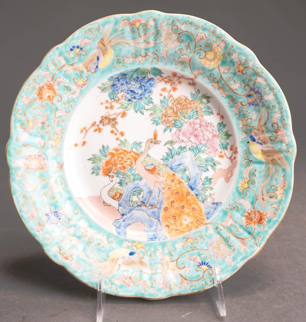 ELEVEN POLYCHROME DECORATED JAPANESE