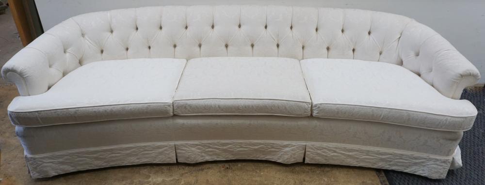 CONTEMPORARY WHITE UPHOLSTERED