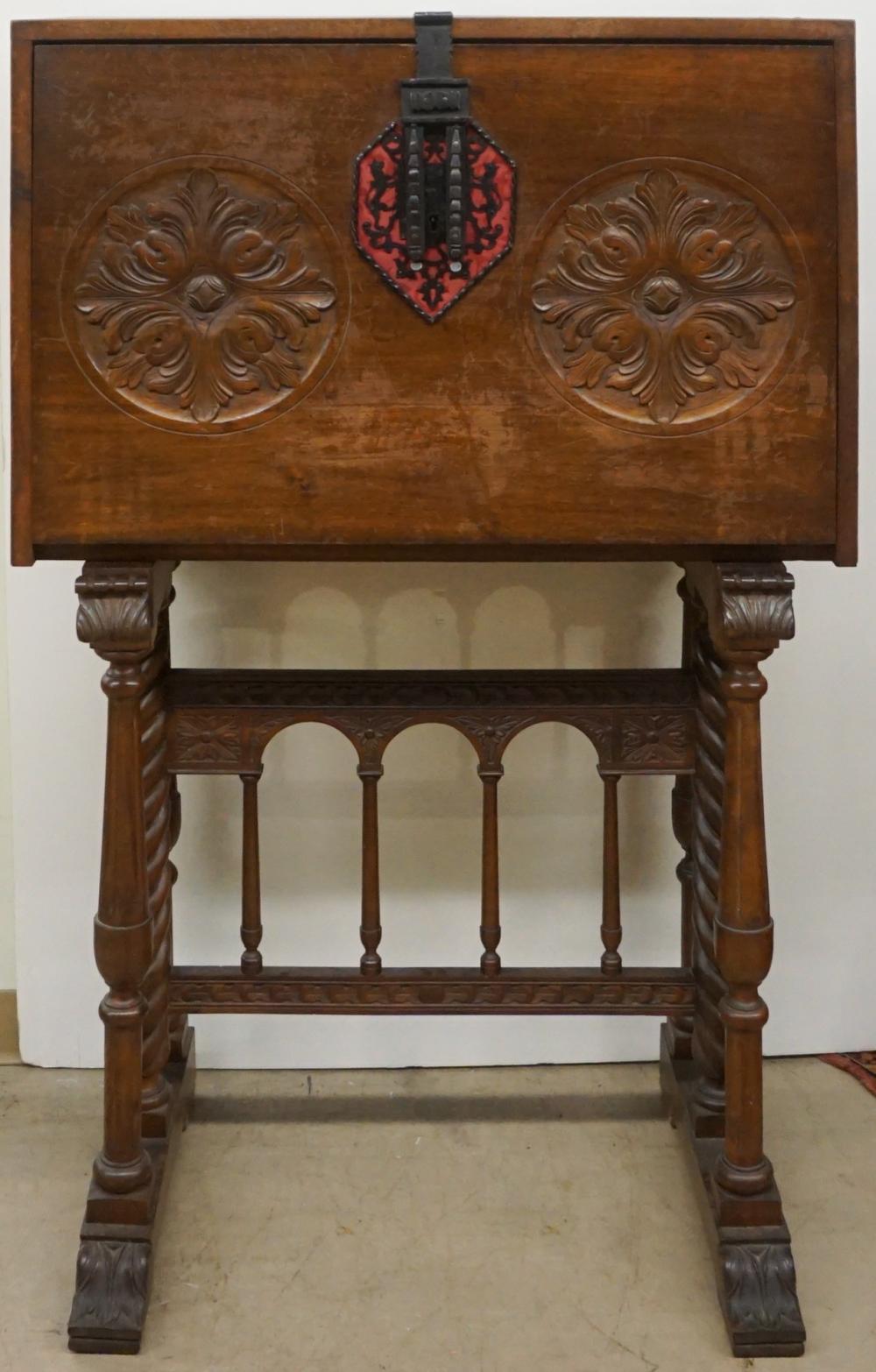 SPANISH COLONIAL STYLE CARVED WOOD