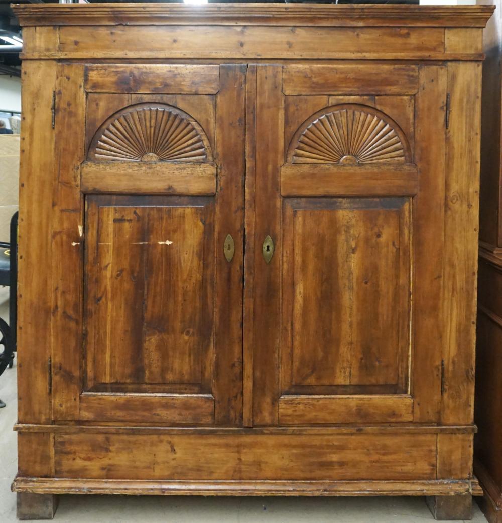 GERMAN FRUITWOOD DOUBLE DOOR SCHRANK,