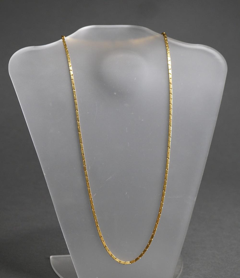 22 KARAT YELLOW GOLD CHAIN NECKLACE  32cac4