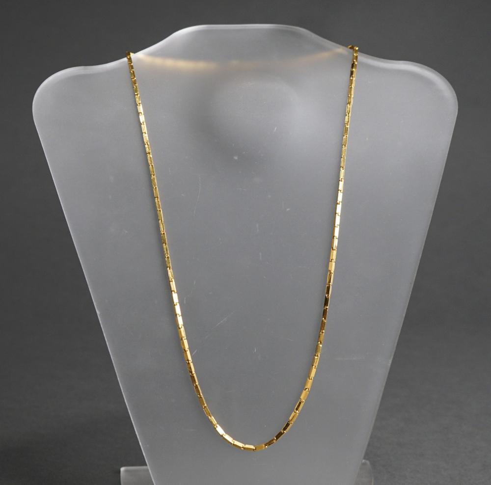 22 KARAT YELLOW GOLD CHAIN NECKLACE  32cac5