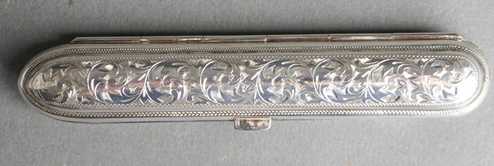 950-SILVER HAND CHASED CIGAR HOLDER,
