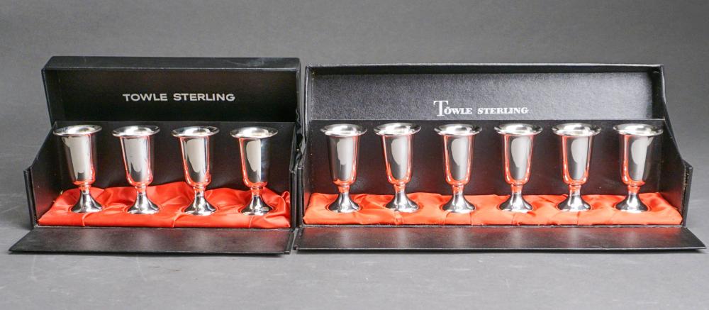 TEN TOWLE STERLING SILVER WEIGHTED CORDIAL